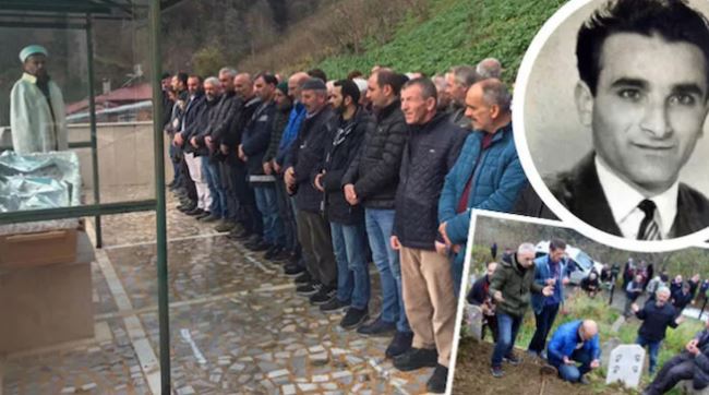 59 yıl memeleketine gitmeyen Hollandalı gurbetçi son yolculuğuna uğurlandı