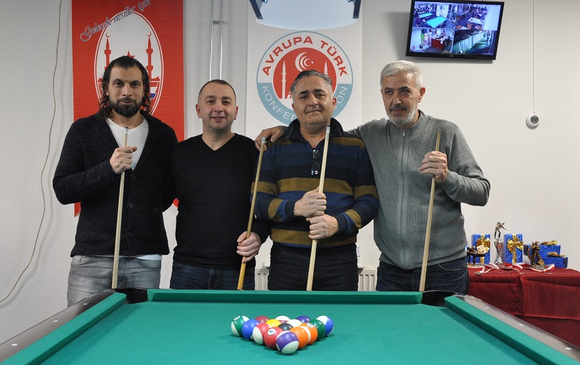 Hollanda’nın Hengelo şehrinde Türkler 3. Bilardo Turnuvası’nda yarıştı