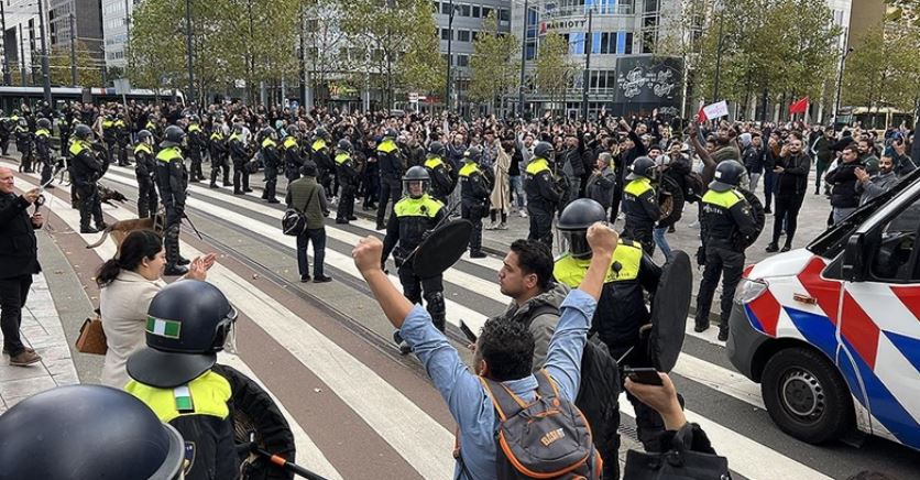 Malieveld’deki gösteri polis tarafından sona erdirildi