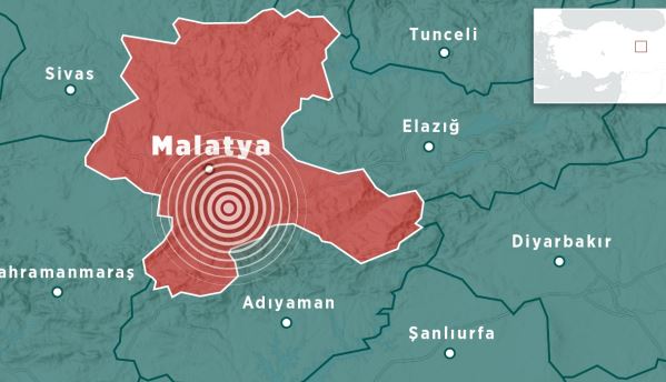 Malatya’da 5,6 büyüklüğünde deprem: 1 ölü 69 yaralı