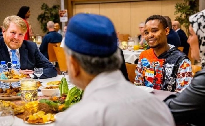 Hollanda Kralı Alexander iftar programına katıldı