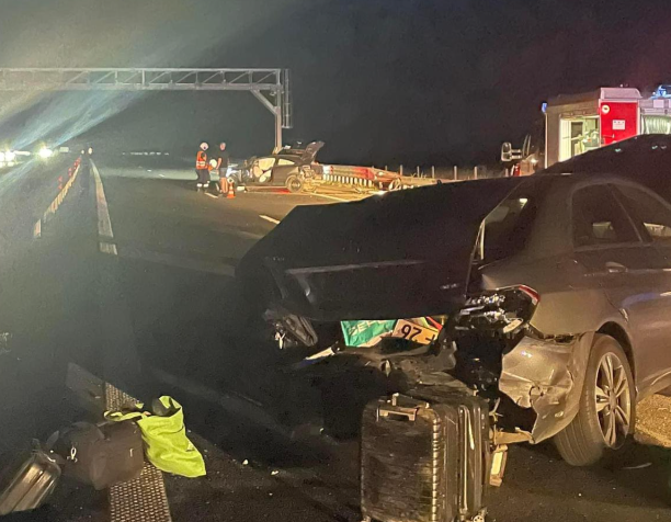 Hollanda ve Alman plakalı iki gurbetçi aracı Bulgaristan’da kaza geçirdi