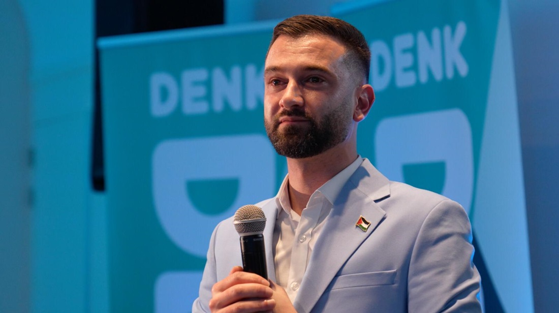 Hollanda Denk Partisi’nin Türk asıllı vekili Stephan van Baarle Hengelo’da Türklere hitap etti
