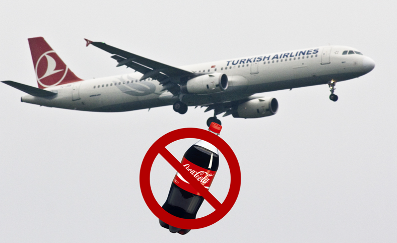 THY tesislerinde ve TBMM kampüsünde Coca Cola satışları durduruldu