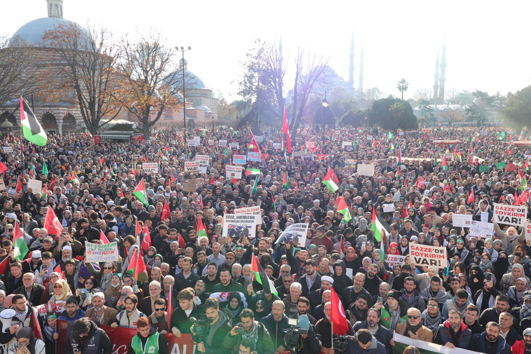 İstanbul Gazze için ayaktaydı
