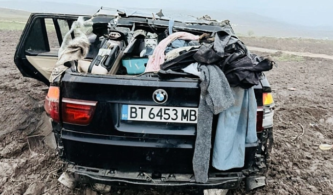 Gurbetçi aile takla attı: 5 Yaralı