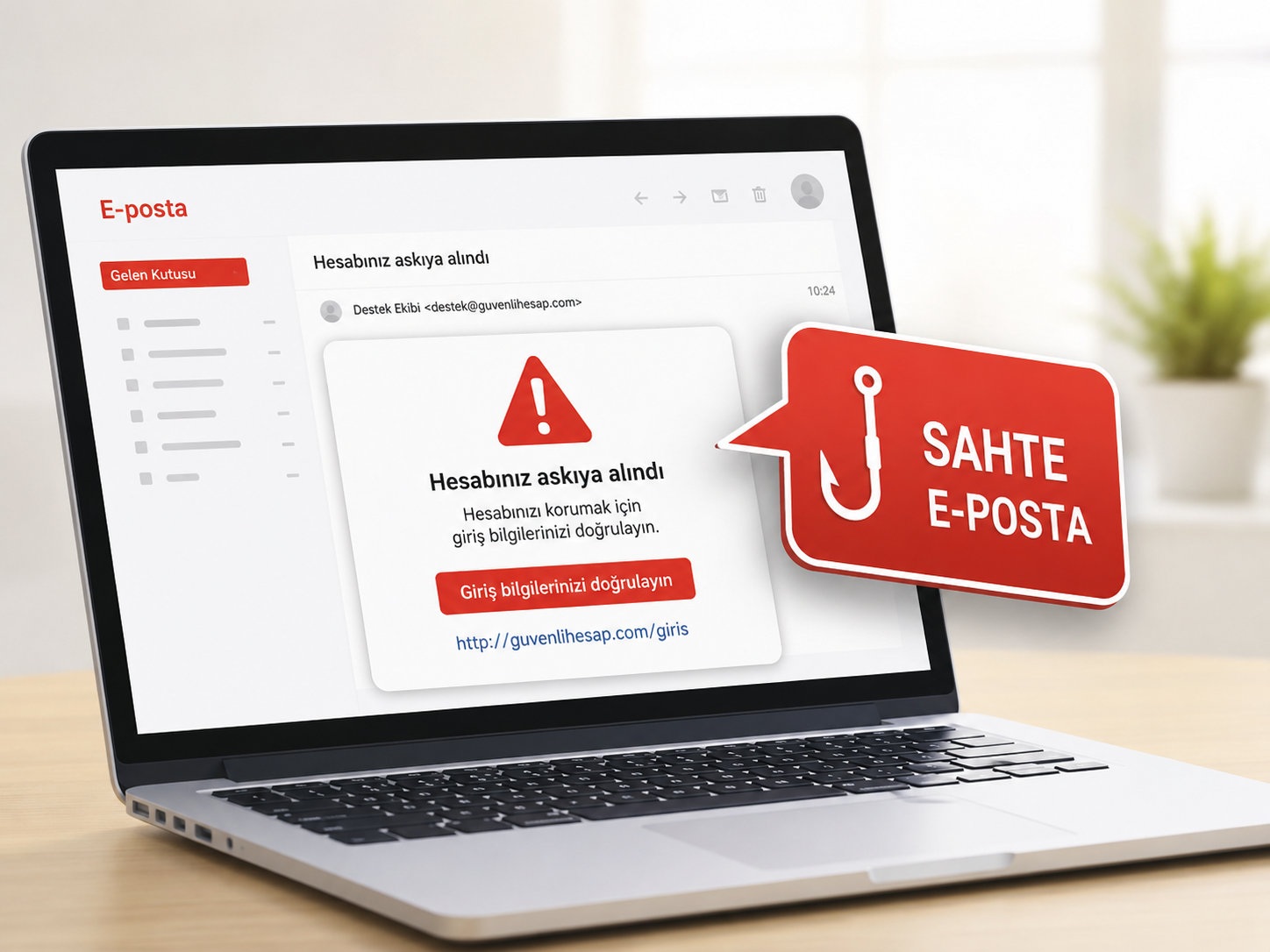 Sahte e-posta çetesine Belçika darbesi