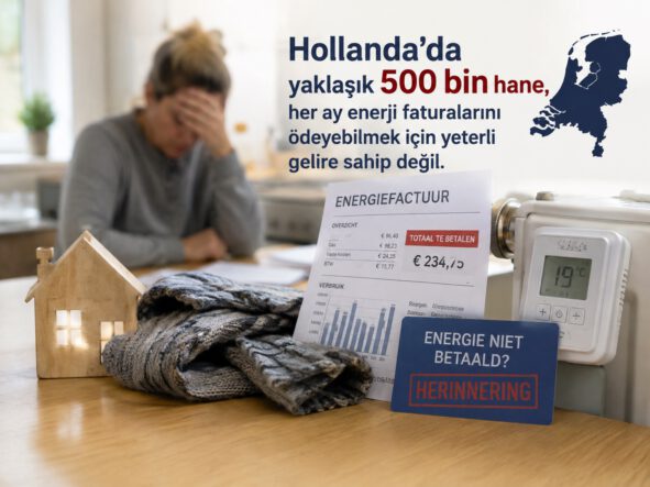 Hollanda’da enerji faturasını ödeyemeyen aile sayısı yarım milyonu aştı