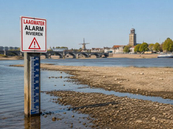 Hollanda’da nehirler alarm veriyor