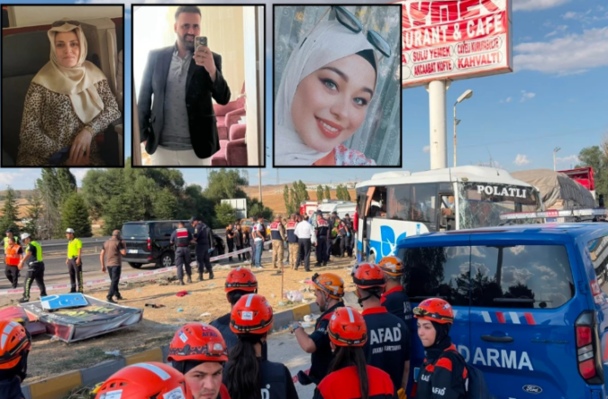 Türkiye’de korkunç kazada biri gurbetçi 3 kişi hayatını kaybetti